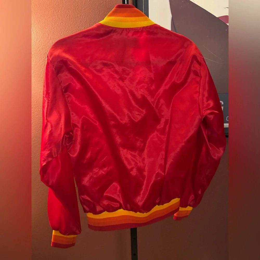 VTG Swingsters Sun Devils Red Satin Jacket - Picture 6 of 8